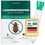Vespe da magazzino contro coleotteri del pane, coleotteri del tabacco, coleotteri sferici, coleotteri dell'ottone - Silberkraft