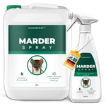 Silberkraft spray per martore da 2500 ml in un pratico set da 2 (tanica + - protezione efficace contro le infestazioni di martore nei veicoli e negli edifici. Flaconi spray ad effetto duraturo