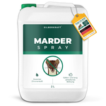 Silberkraft spray per martore da 500 ml in una pratica tanica da 2 litri per il riempimento. Protezione efficace contro le infestazioni di martore nei veicoli e negli edifici. Effetto duraturo
