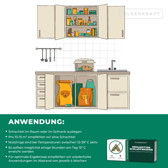 Vespe parassite delle tarme della farina - vespe parassite contro le tarme della farina