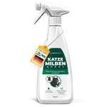 Viste multiple del flacone spray antiacaro Silberkraft per mostrare il prodotto da diverse prospettive.