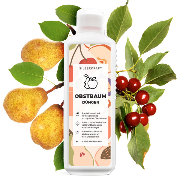 Concime per alberi da frutto - Concime liquido minerale NPK con azoto - Concime per alberi da frutto - Concimare meli e ciliegi - Silberkraft