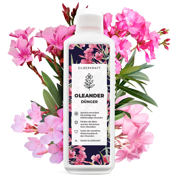 Concime per oleandri - concime liquido minerale NPK con azoto - concime per oleandri - Silberkraft