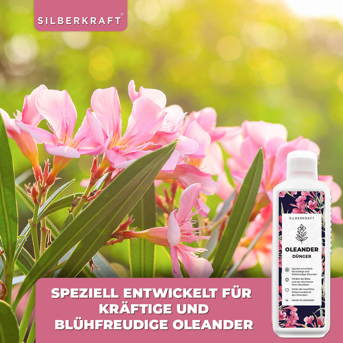 Concime per oleandri - Concime liquido minerale NPK con azoto - Concime per oleandri