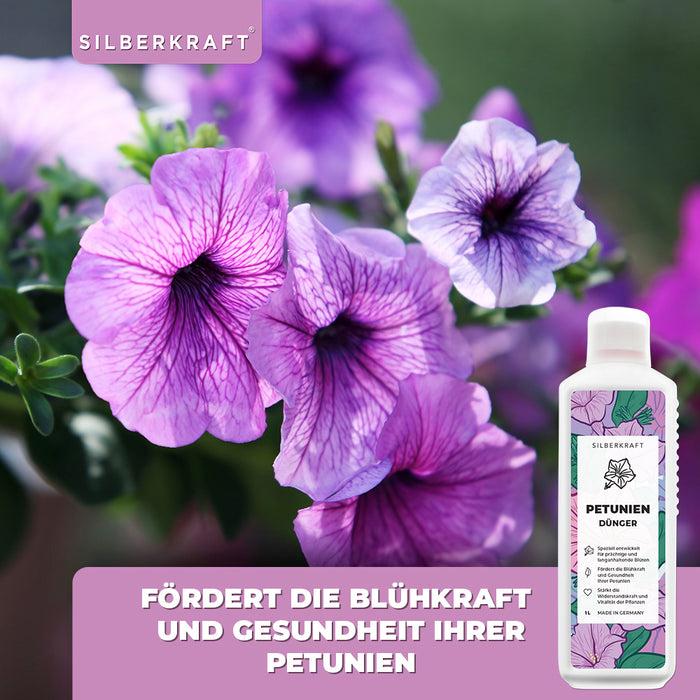 Fertilizzante per petunie - Fertilizzante liquido minerale NPK con azoto - Fertilizzante per petunie - Fertilizzante per calibrachoa - Fertilizzante per fiori