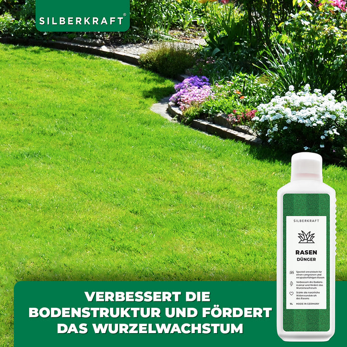 Fertilizzante per prato - Fertilizzante liquido minerale NPK con azoto - Fertilizzante per prati - Fertilizzante autunnale