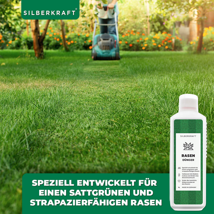 Fertilizzante per prato - Fertilizzante liquido minerale NPK con azoto - Fertilizzante per prati - Fertilizzante autunnale