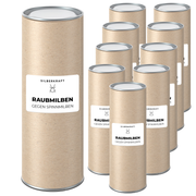 Acari predatori contro i ragni rossi sulle piante verdi