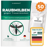 Silberkraft Raubmilben gegen Trauermücken – Tüte für 50 Quadratmeter