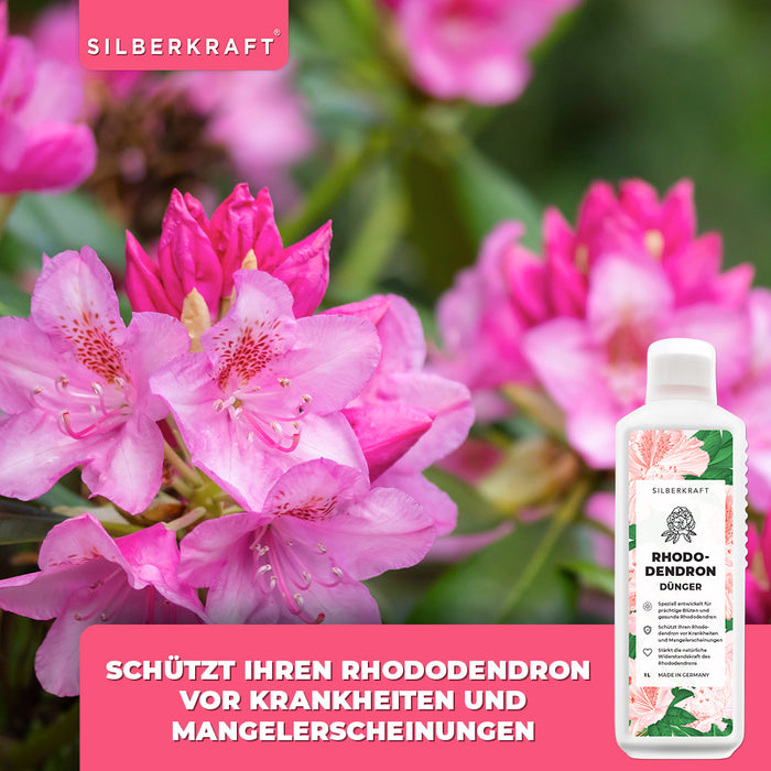 Fertilizzante per rododendri - Fertilizzante liquido minerale NPK con azoto - Fertilizzante per rododendri - Fertilizzante per azalee - Fertilizzante per camelie
