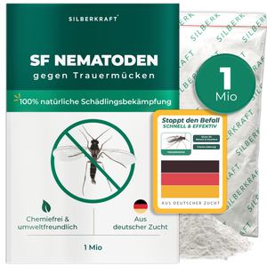 SF Nematoden zur Bekämpfung von Trauermücken für Zimmerpflanzen - Silberkraft