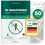 Nematodi SF per il controllo dei moscerini dei funghi per piante d'appartamento - Silberkraft