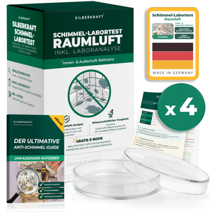 Schimmeltest Raumluft mit Laboranalyse & Außenluft-Vergleich - Silberkraft