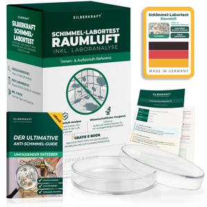 Schimmeltest Raumluft mit Laboranalyse & Außenluft-Vergleich - Silberkraft