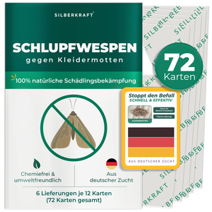Schlupfwespen gegen Kleidermotten - Silberkraft