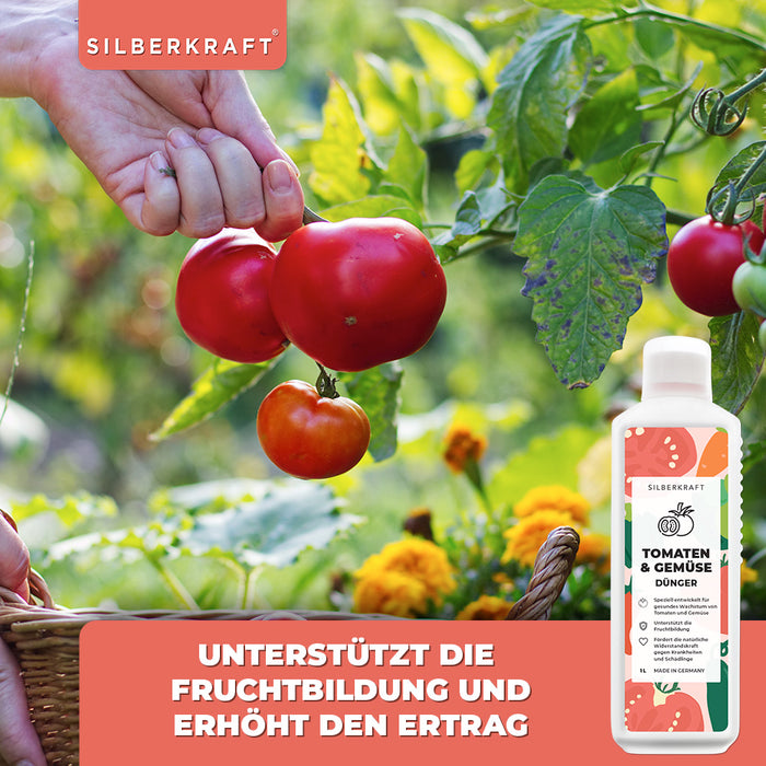 Concime per pomodori - Concime liquido minerale NPK con azoto - Concime per pomodori - Concime vegetale
