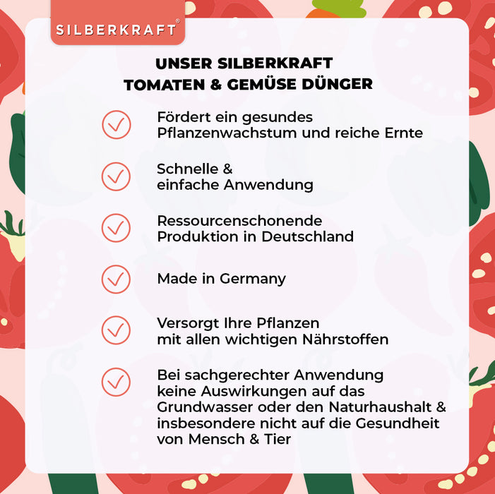 Concime per pomodori - Concime liquido minerale NPK con azoto - Concime per pomodori - Concime vegetale