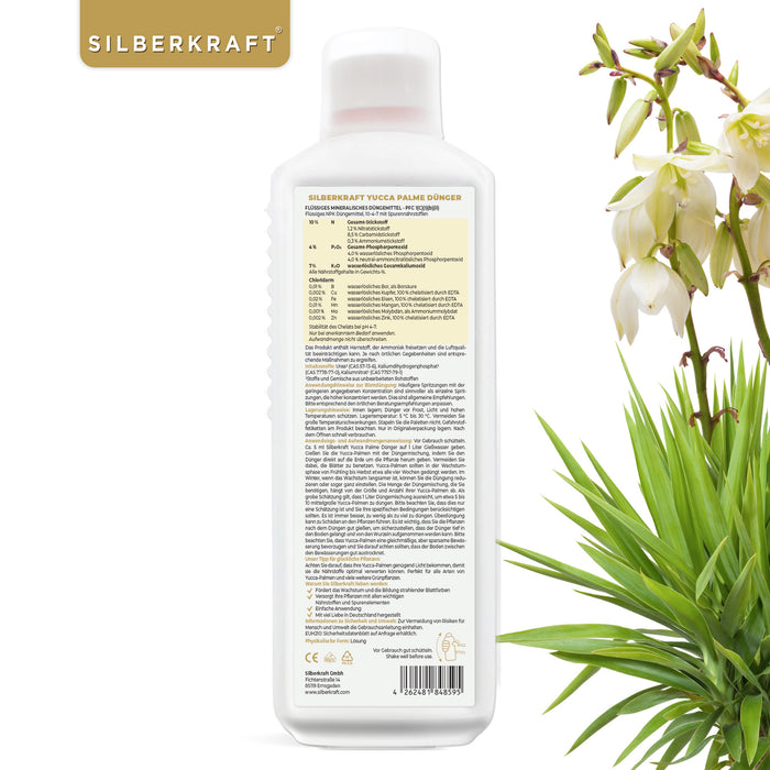 Fertilizzante per yucca - Fertilizzante liquido minerale NPK con azoto - Fertilizzante per palme di yucca - Fertilizzazione della yucca rostrata