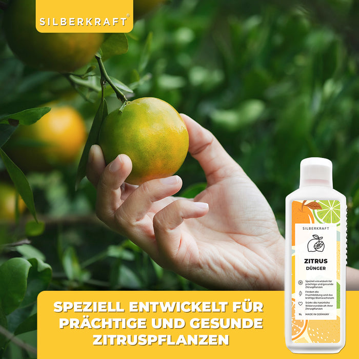 Concime per agrumi - Concime liquido minerale NPK con azoto - Concime per piante di agrumi - Concimazione per alberi di limone