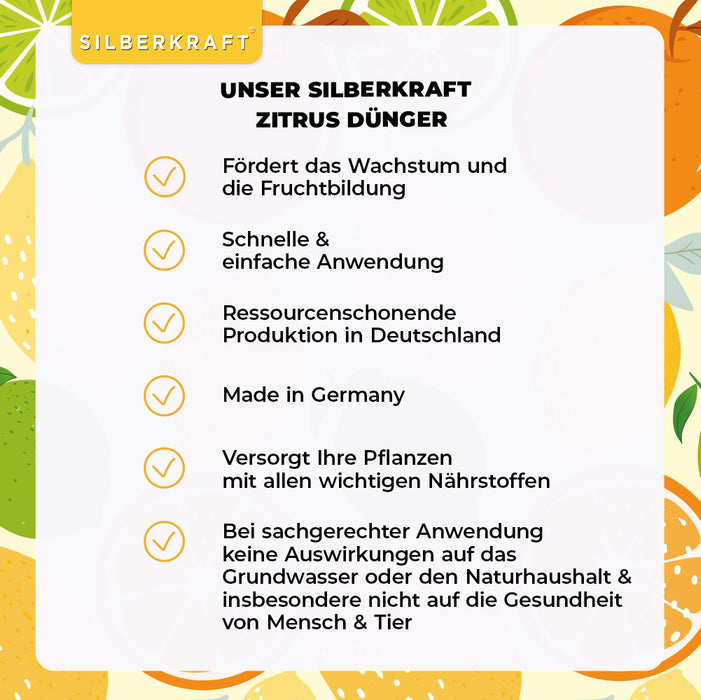 Concime per agrumi - Concime liquido minerale NPK con azoto - Concime per piante di agrumi - Concimazione per alberi di limone