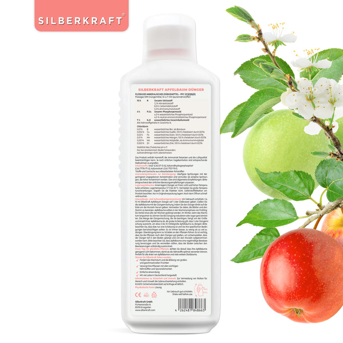 Concime per meli - Concime liquido minerale NPK con azoto - Concime per meli - Concimazione dei meli - Concime per frutti