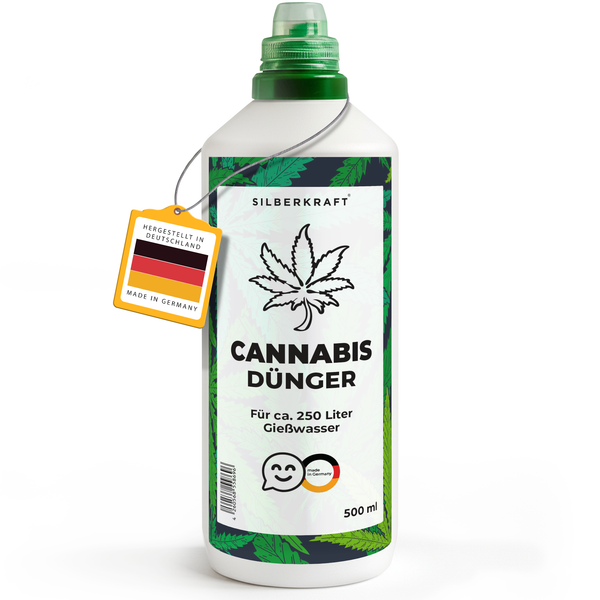 Fertilizzante alla cannabis per crescita e fioritura, fertilizzante liquido per piante forti e rese elevate - Silberkraft