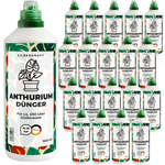 Concime per anturio - Concime liquido minerale NPK con azoto - Concime per fiori di anturio e fenicottero - Concime per piante d'appartamento - Silberkraft