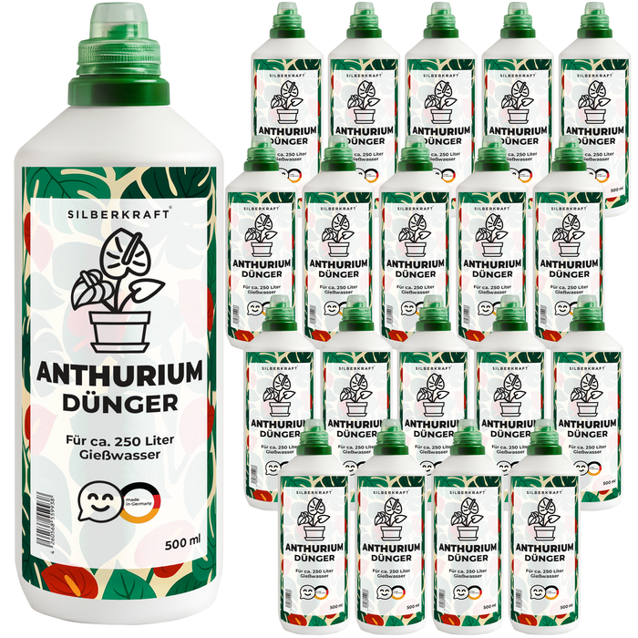 Fertilizzante per Anthurium – Fertilizzante liquido minerale NPK con azoto – Fertilizzante per Anthurium e fiori di fenicottero – Fertilizzante per piante da appartamento 