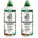 Concime per anturio - Concime liquido minerale NPK con azoto - Concime per fiori di anturio e fenicottero - Concime per piante d'appartamento - Silberkraft