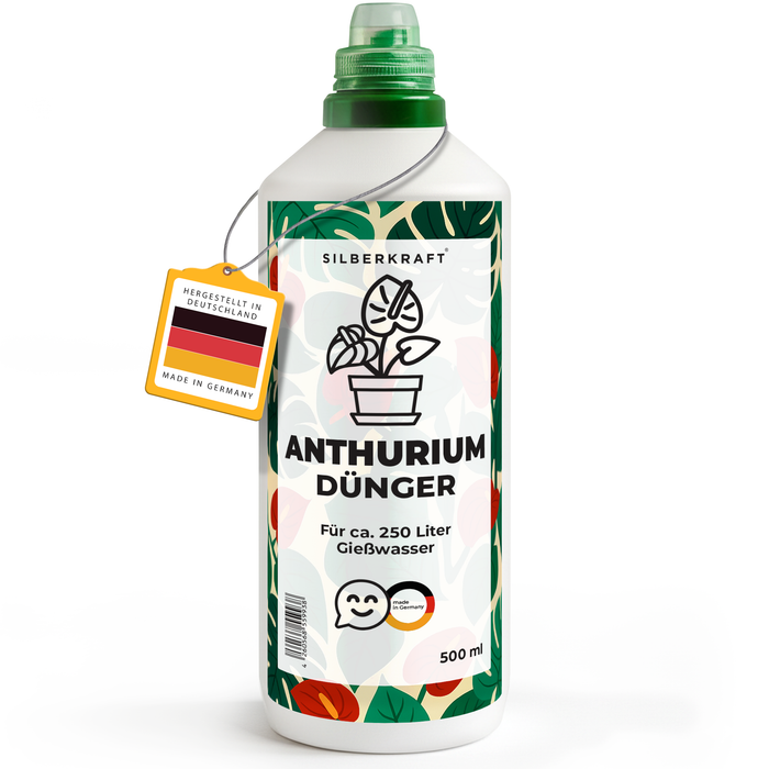 Fertilizzante per Anthurium – Fertilizzante liquido minerale NPK con azoto – Fertilizzante per Anthurium e fiori di fenicottero – Fertilizzante per piante da appartamento 