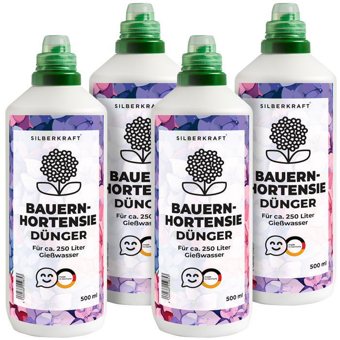 Fertilizzante per ortensie – Fertilizzante liquido minerale NPK con azoto – Fertilizzante per ortensie – Fertilizzante per ortensie fiorite