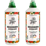 Concime per begonie - Concime liquido minerale NPK con azoto - Concime per begonie - Concime per balconi e piante d'appartamento - Silberkraft