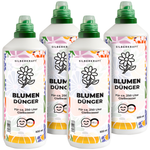 Concime per fiori - Concime liquido minerale NPK con azoto - Concime per piante da fiore e fiori da giardino - Concime universale per piante da fiore - Silberkraft