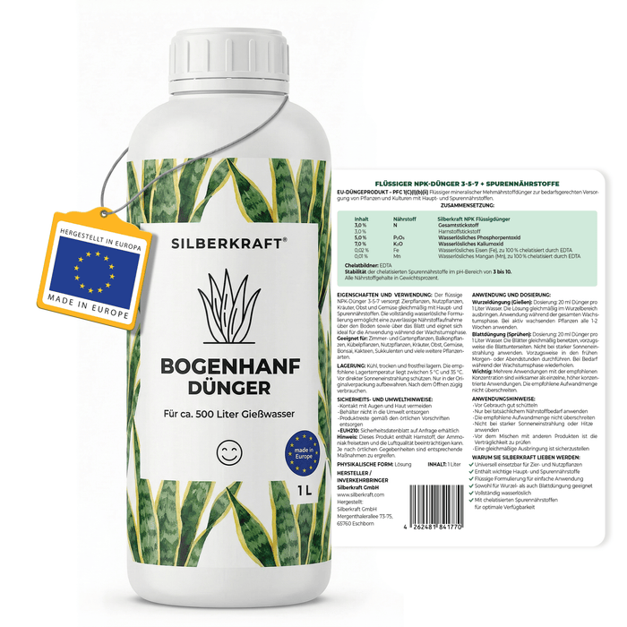Fertilizzante di canapa per archi - Silberkraft