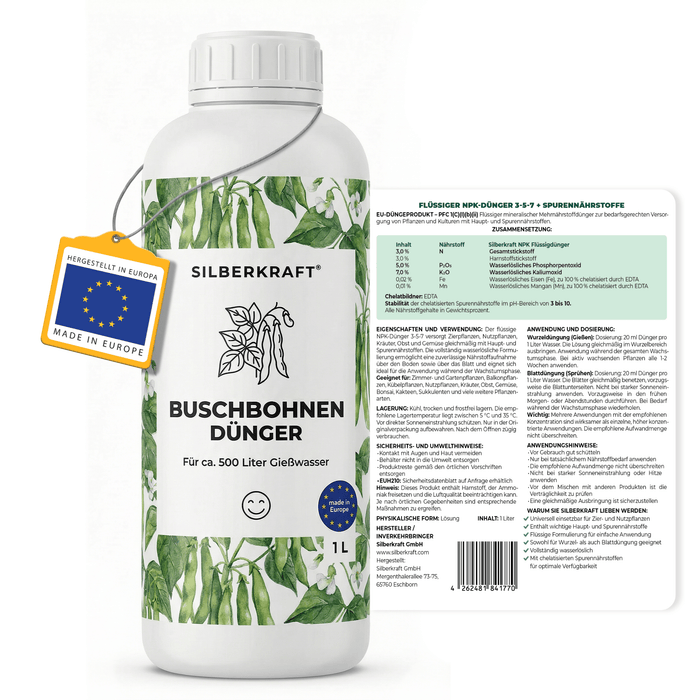Fertilizzante per fagiolini - Silberkraft