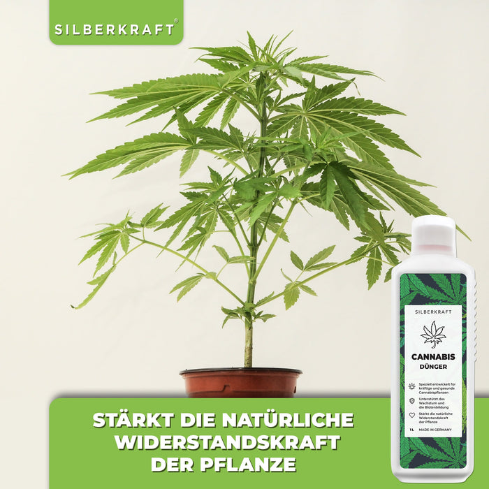 Fertilizzante per cannabis - Fertilizzante liquido minerale NPK con azoto - Fertilizzante per piante di cannabis - Fertilizzante per canapa