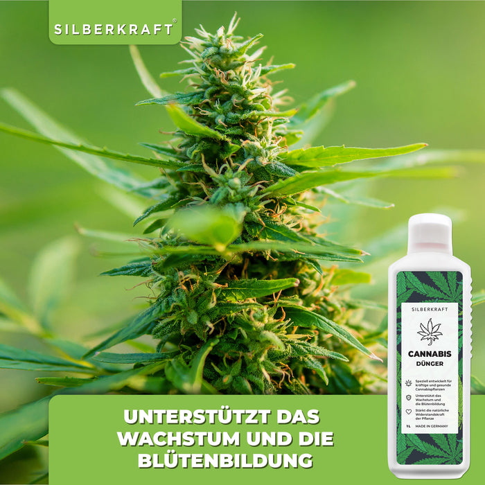 Fertilizzante per cannabis - Fertilizzante liquido minerale NPK con azoto - Fertilizzante per piante di cannabis - Fertilizzante per canapa