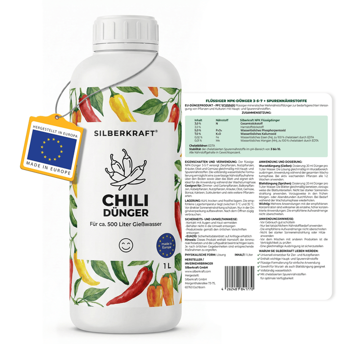 Fertilizzante al peperoncino - Silberkraft