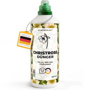 Fertilizzante per rose di Natale – Fertilizzante liquido minerale NPK con azoto – Fertilizzante per rose di Natale (Helleborus) – Fertilizzante per piante da fiore invernali