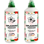 Concime per Dipladenia - Concime liquido minerale NPK con azoto - Concime per Dipladenia (Mandevilla) - Concime per balconi e piante rampicanti - Silberkraft