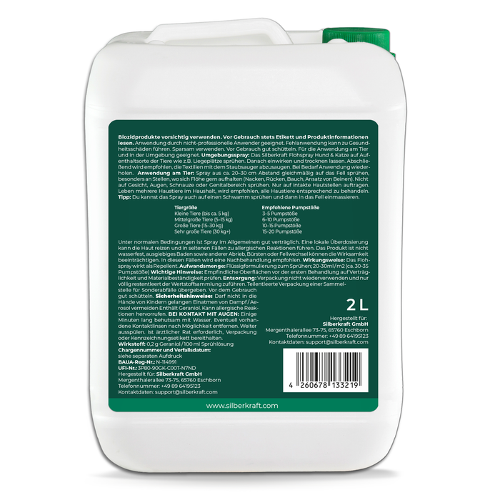 Spray antipulci per cani e gatti