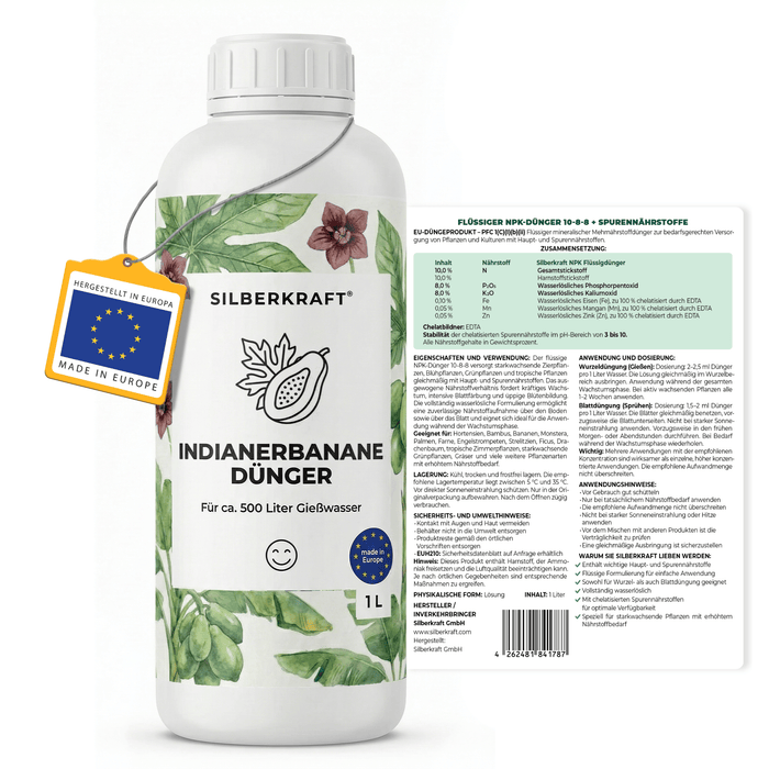 Fertilizzante indiano per banane - Silberkraft
