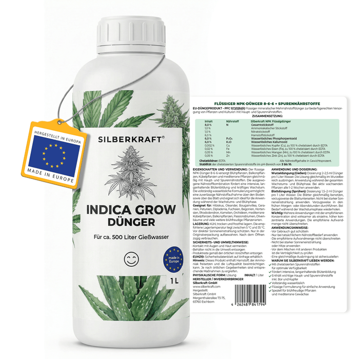 Indica-Grow-Dünger - Silberkraft
