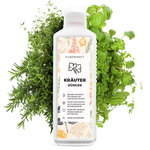 Concime per erbe aromatiche - concime liquido minerale NPK con azoto - concime per erbe aromatiche come basilico, rosmarino, prezzemolo, erba cipollina, menta, salvia, timo e levistico - Silberkraft