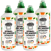 Fertilizzante per piante in contenitore – Fertilizzante liquido minerale NPK con azoto – Fertilizzante per piante in contenitore – Fertilizzante per piante da balcone e da terrazzo