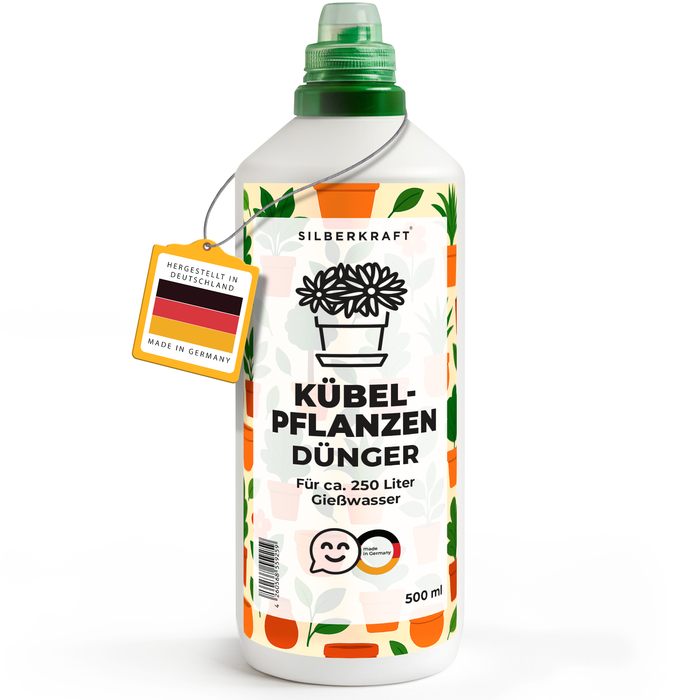 Fertilizzante per piante in contenitore – Fertilizzante liquido minerale NPK con azoto – Fertilizzante per piante in contenitore – Fertilizzante per piante da balcone e da terrazzo