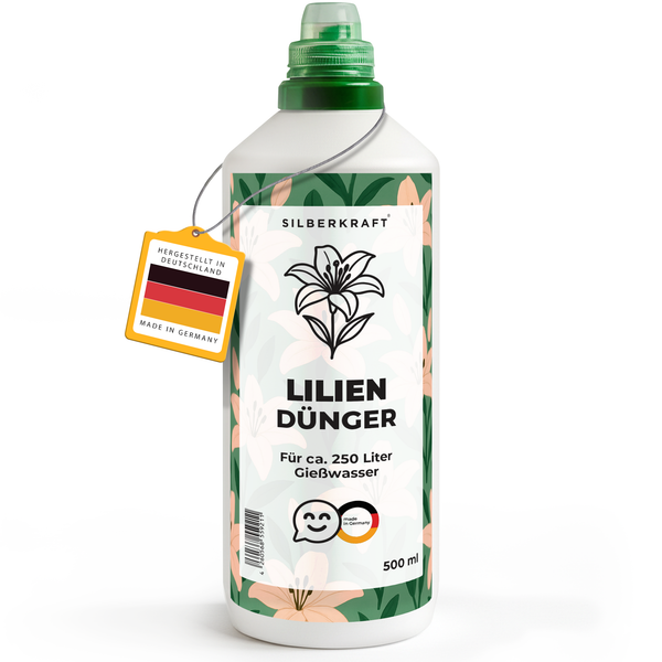 Concime per gigli - Concime liquido minerale NPK con azoto - Concime per gigli - Concime perenne da giardino - Silberkraft