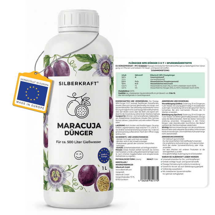 Fertilizzante al frutto della passione - Silberkraft