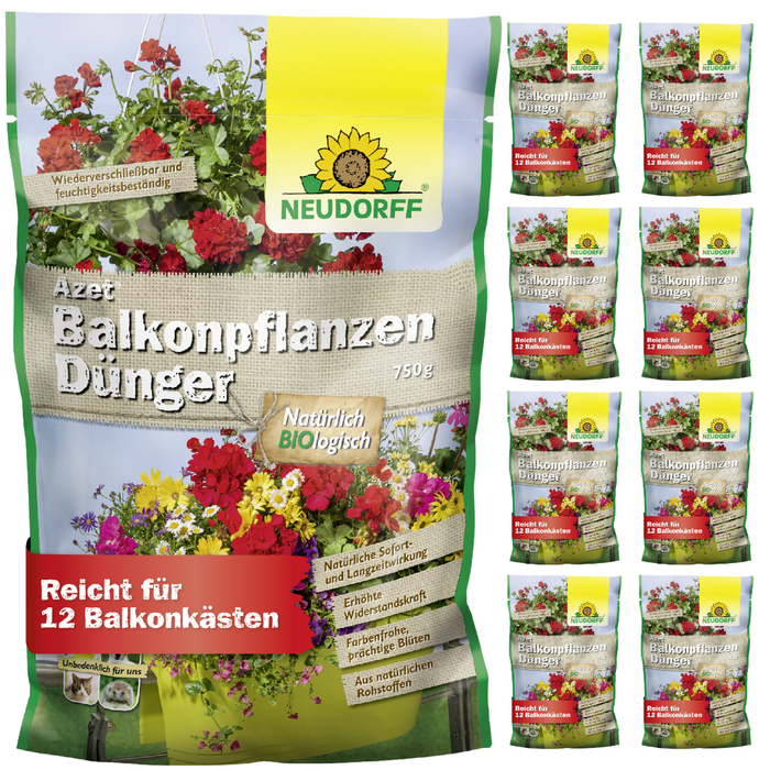 Neudorff Azet fertilizzante per piante da balcone 750g - Silberkraft