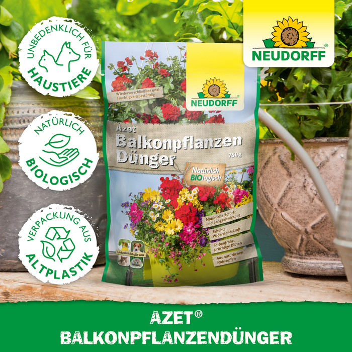Neudorff Azet Fertilizzante per piante da balcone 750 g
